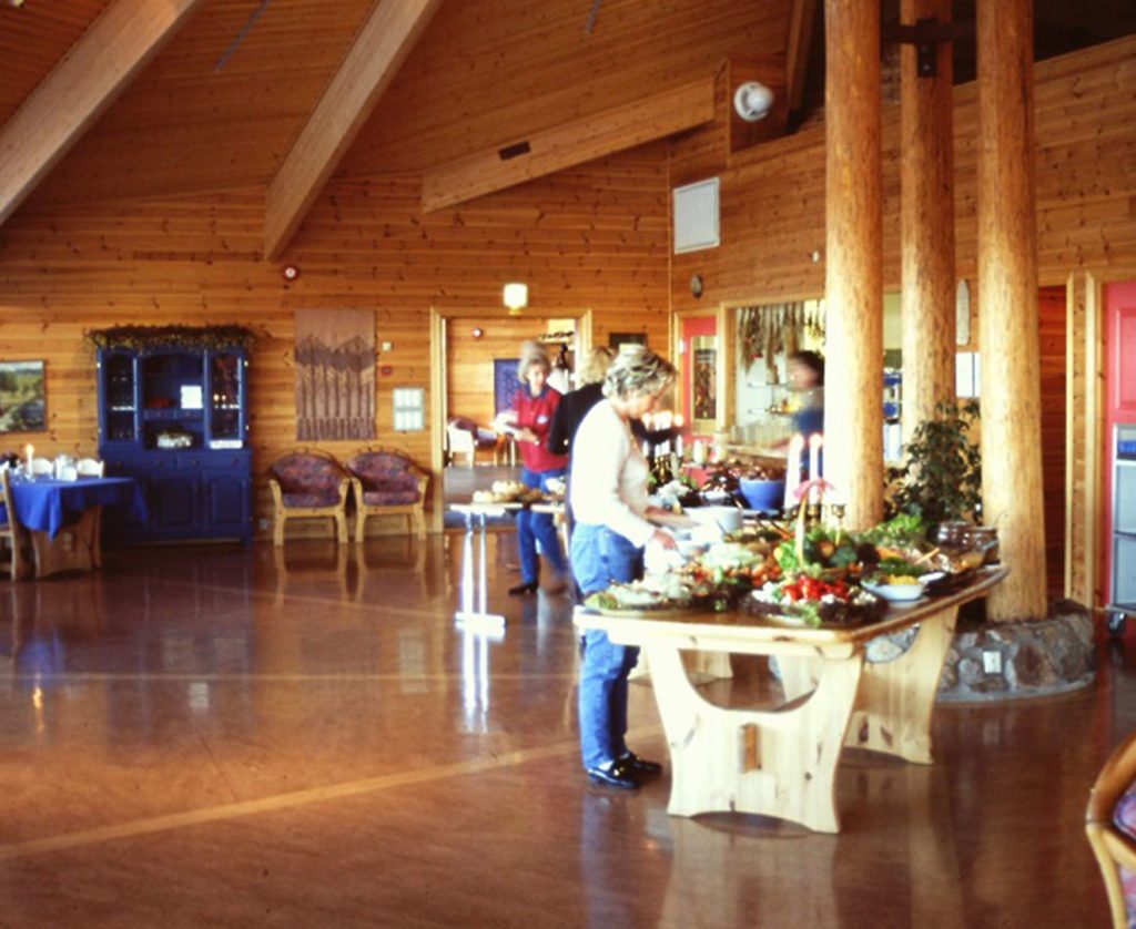 spisesalen på finnskogtoppen på 90-tallet